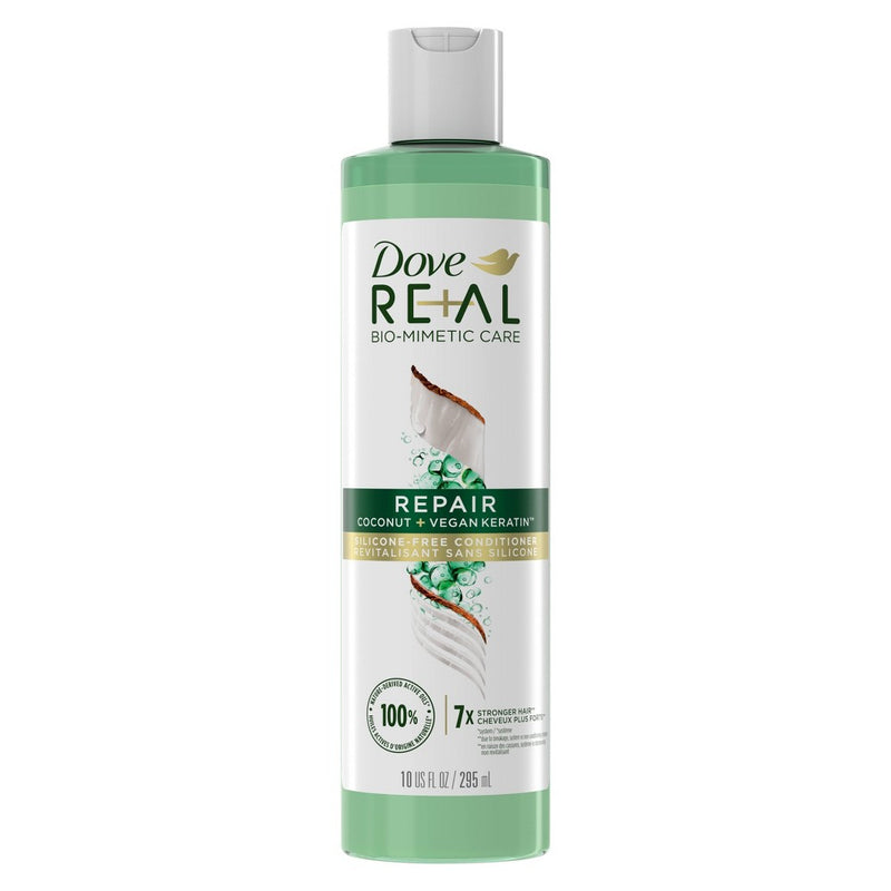 Dove Beauty Real Repair Coconut & Vegan Keratin Silicone-Free Conditioner - 10 fl oz