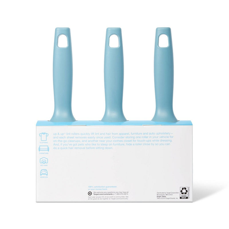 Lint Roller Triple Pack 120 Sheets - up & up
