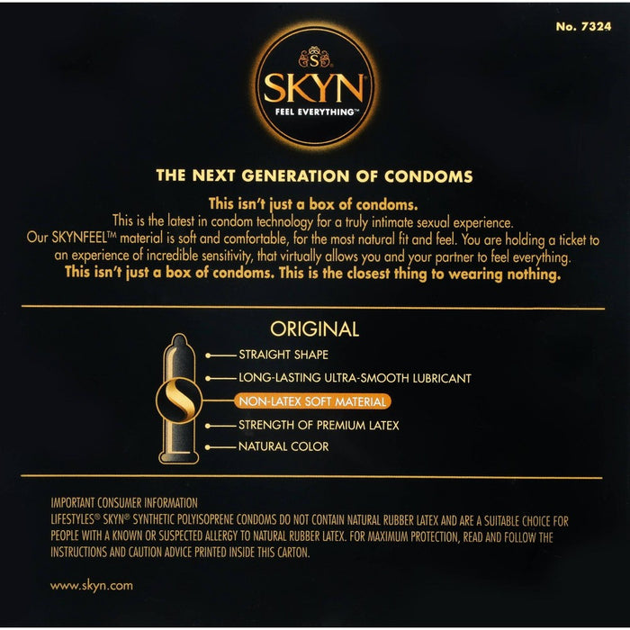 SKYN Original Non-Latex Lubricated Condoms - 24ct