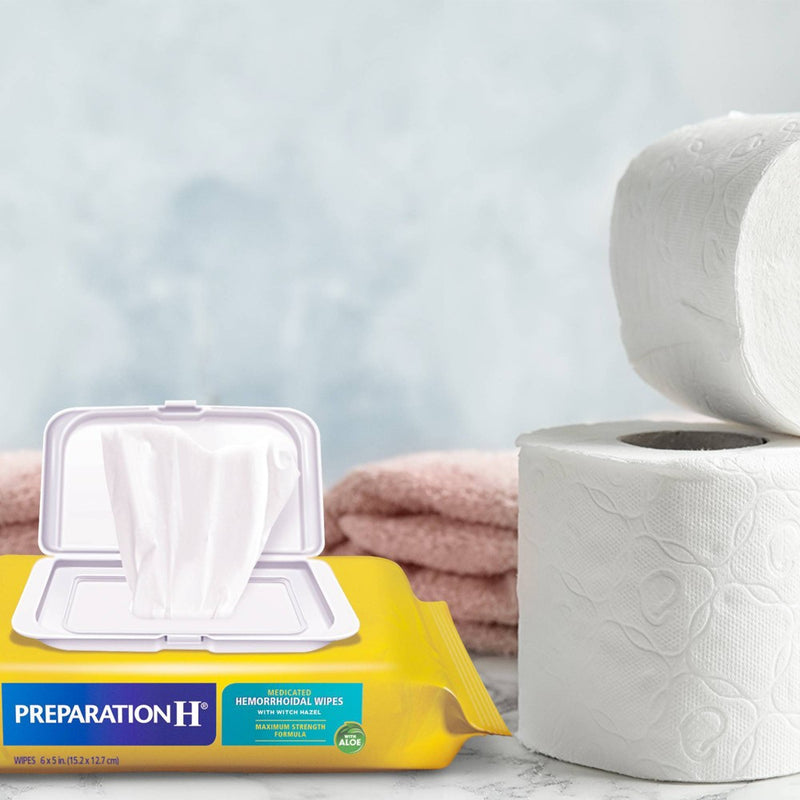 Preparation H Maximum Strength formula Medicated Wipes - 48ct