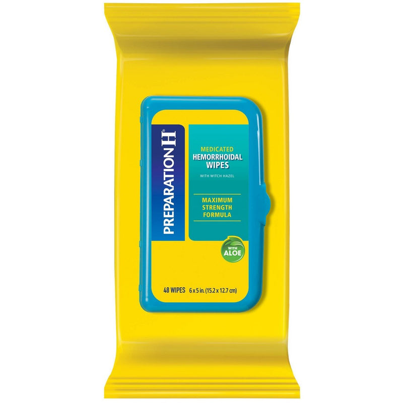 Preparation H Maximum Strength formula Medicated Wipes - 48ct
