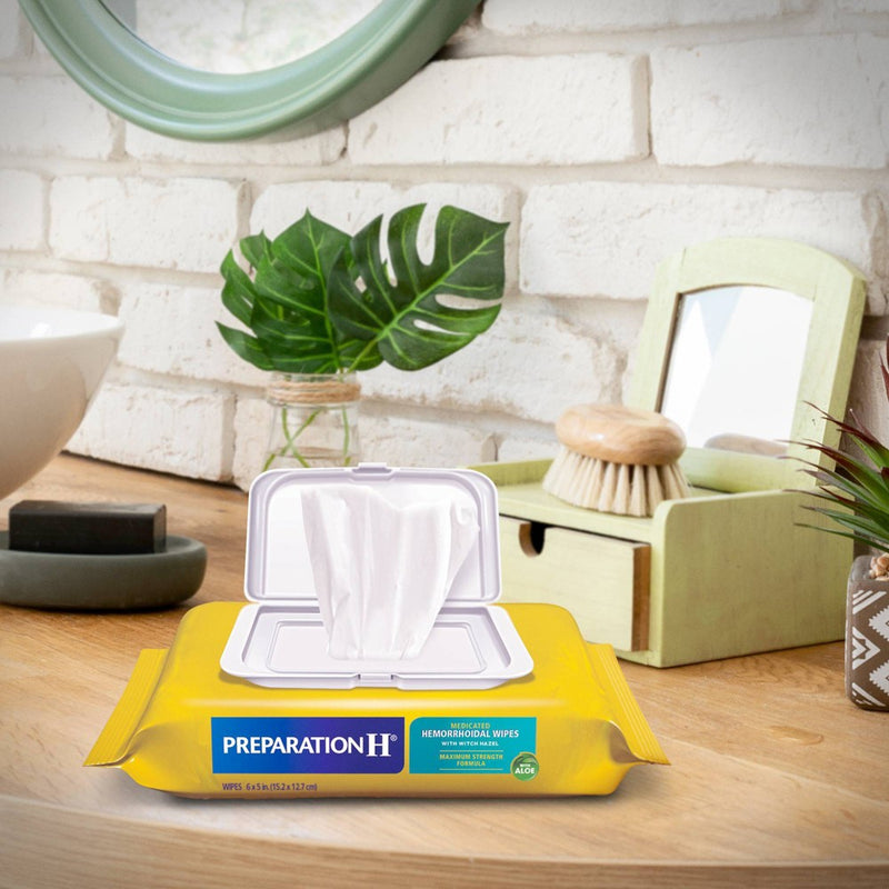 Preparation H Maximum Strength formula Medicated Wipes - 48ct