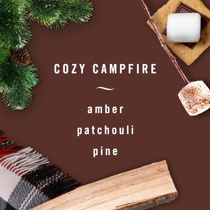 Febreze Odor-Fighting Fade Defy Plug Air Freshener - Cozy Campfire - 1.74 fl oz/2pk
