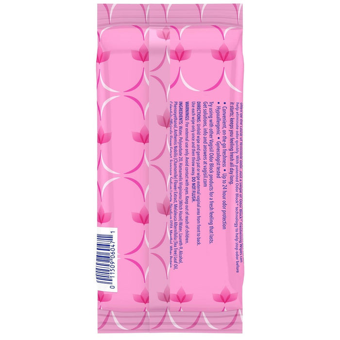Vagisil Odor Block Daily Freshening Wipes - 20ct