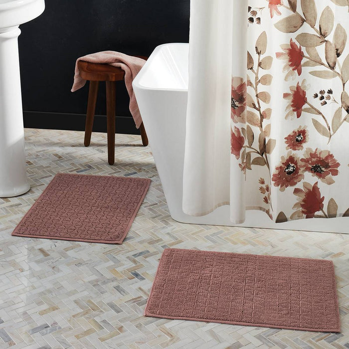 2pc 17"x24" Boho Rug Set Mauve - Threshold