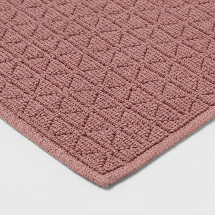 2pc 17"x24" Boho Rug Set Mauve - Threshold