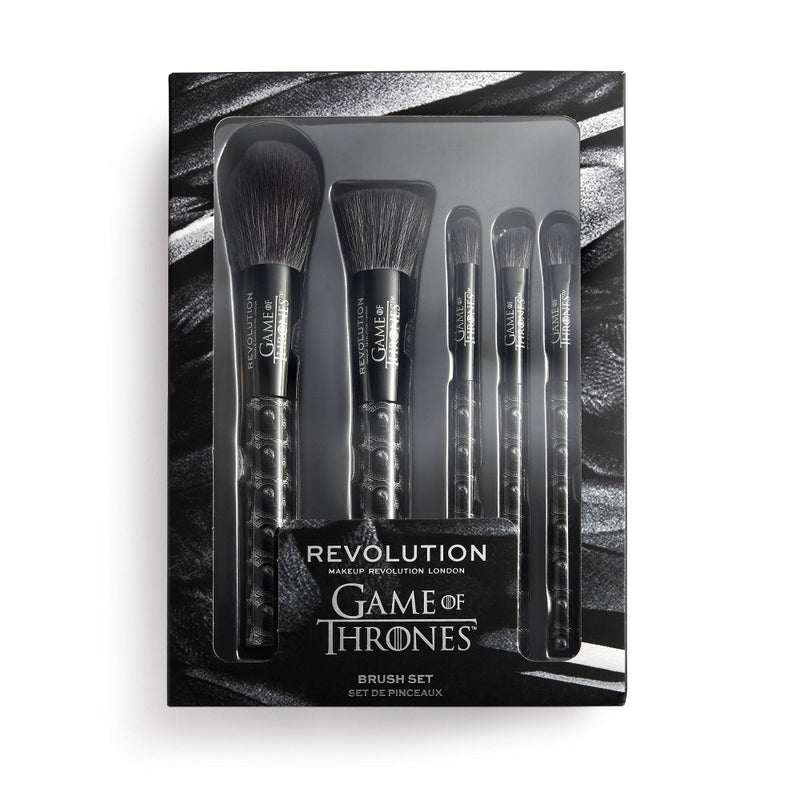 Makeup Revolution x Game of Thrones 3 Eyed Raven Brush Set - 5ct