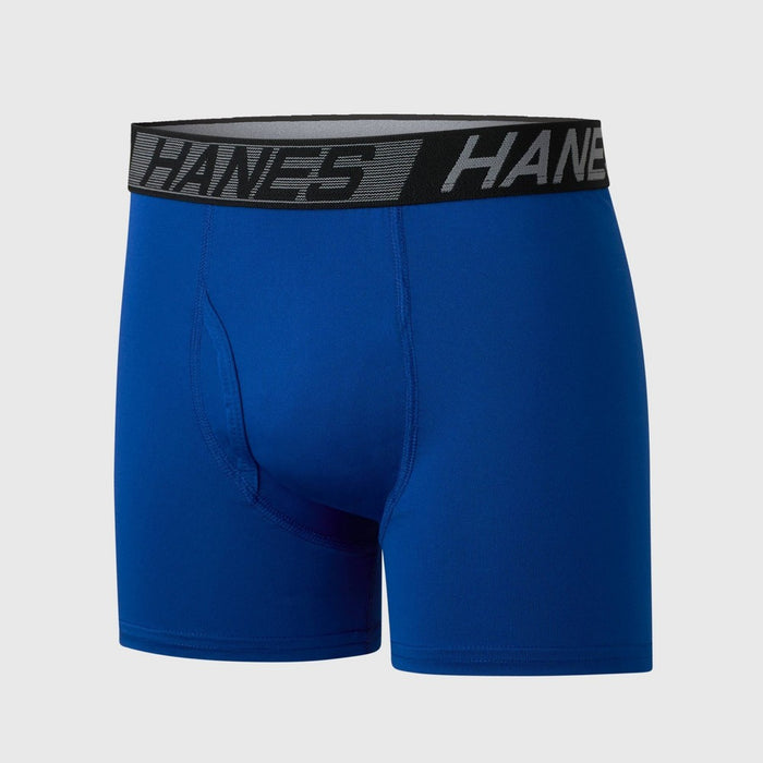 Hanes Boys' 5pk X-Temp Boxer Briefs - Green L