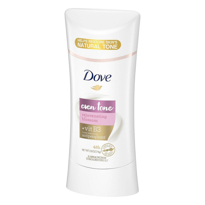 Dove Beauty Even Tone Rejuvenating Blossom 48-Hour Antiperspirant & Deodorant Stick - 2.6oz