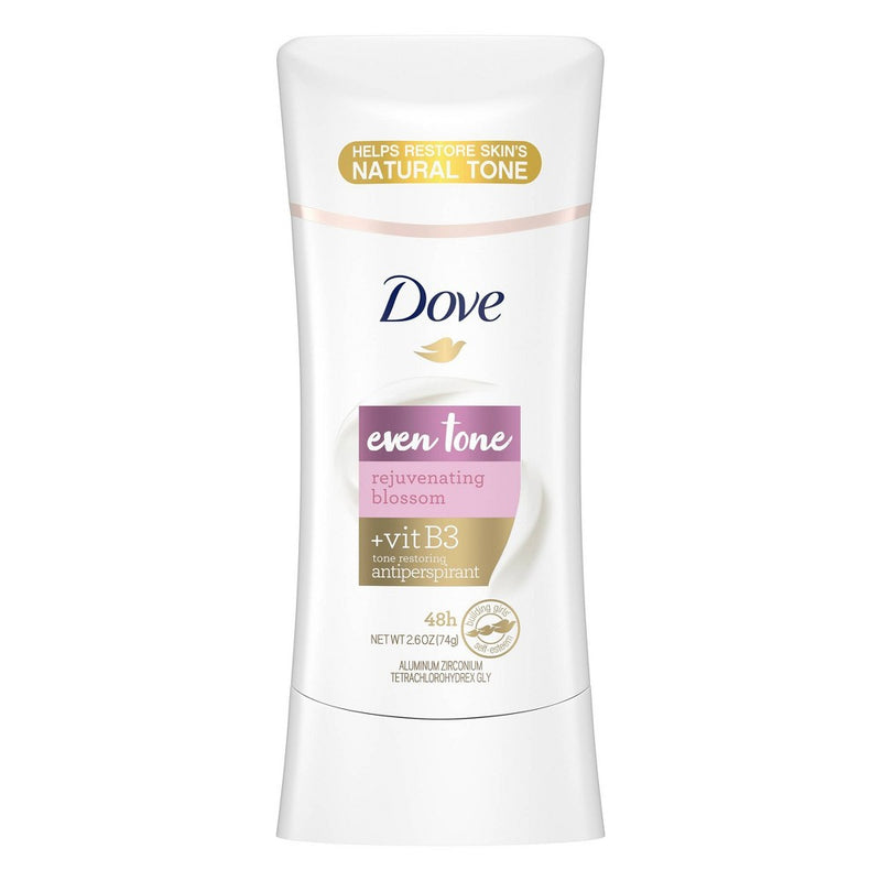 Dove Beauty Even Tone Rejuvenating Blossom 48-Hour Antiperspirant & Deodorant Stick - 2.6oz