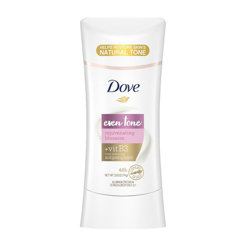 Dove Beauty Even Tone Rejuvenating Blossom 48-Hour Antiperspirant & Deodorant Stick - 2.6oz