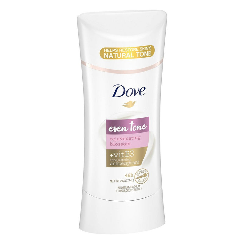Dove Beauty Even Tone Rejuvenating Blossom 48-Hour Antiperspirant & Deodorant Stick - 2.6oz