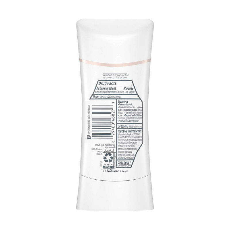 Dove Beauty Even Tone Rejuvenating Blossom 48-Hour Antiperspirant & Deodorant Stick - 2.6oz