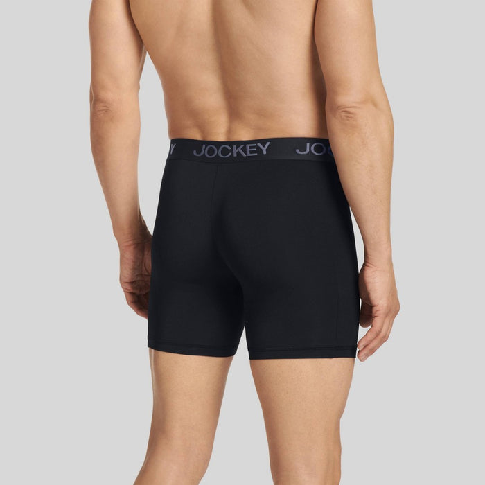 Jockey Generation Men's Micro Stretch 3pk Boxer Briefs - Black L