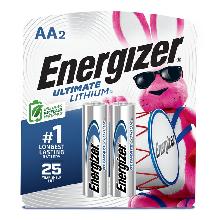 Energizer Ultimate Lithium AA Batteries - 2pk Lithium Battery