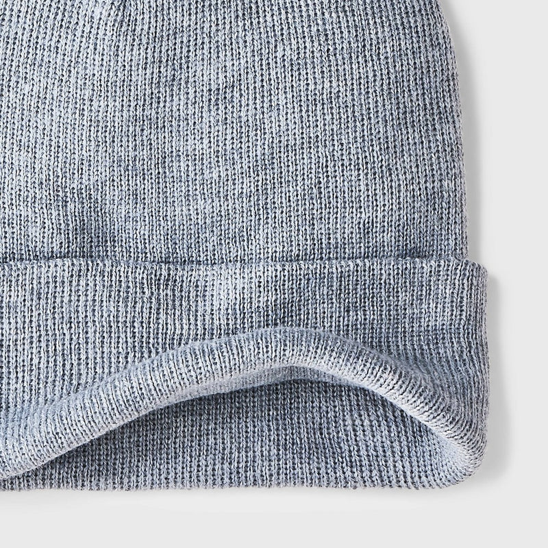 Kids' Solid Knit Cuffed Beanie - Cat & Jack Gray