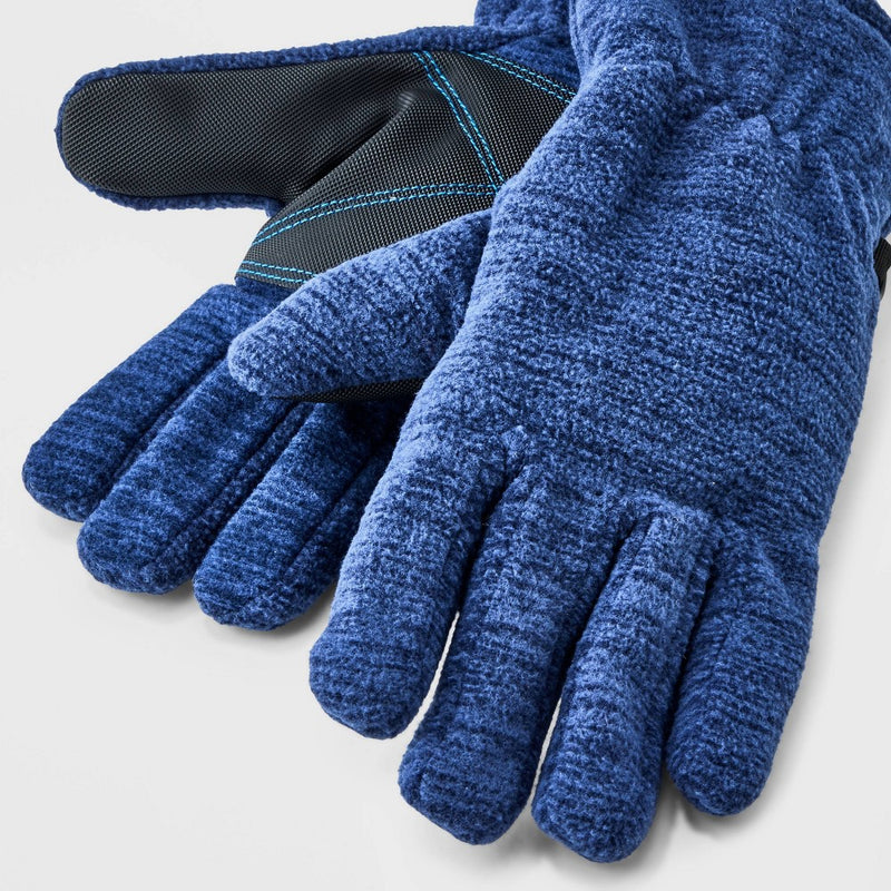 Boys' Fleece Gloves - All in Motion Navy Blue 8-14