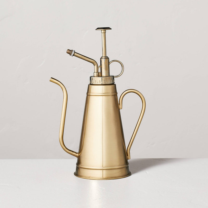 8.5" Lightweight Metal Plant Mister Brass Finish - Hearth & Hand with Magnolia