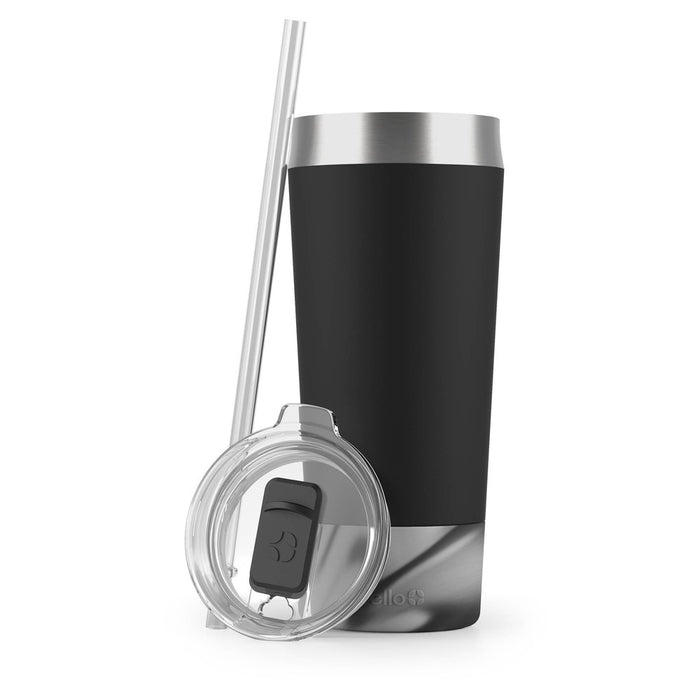 Beacon 32oz Straw Tumbler with Silicone Boot Black - Ello
