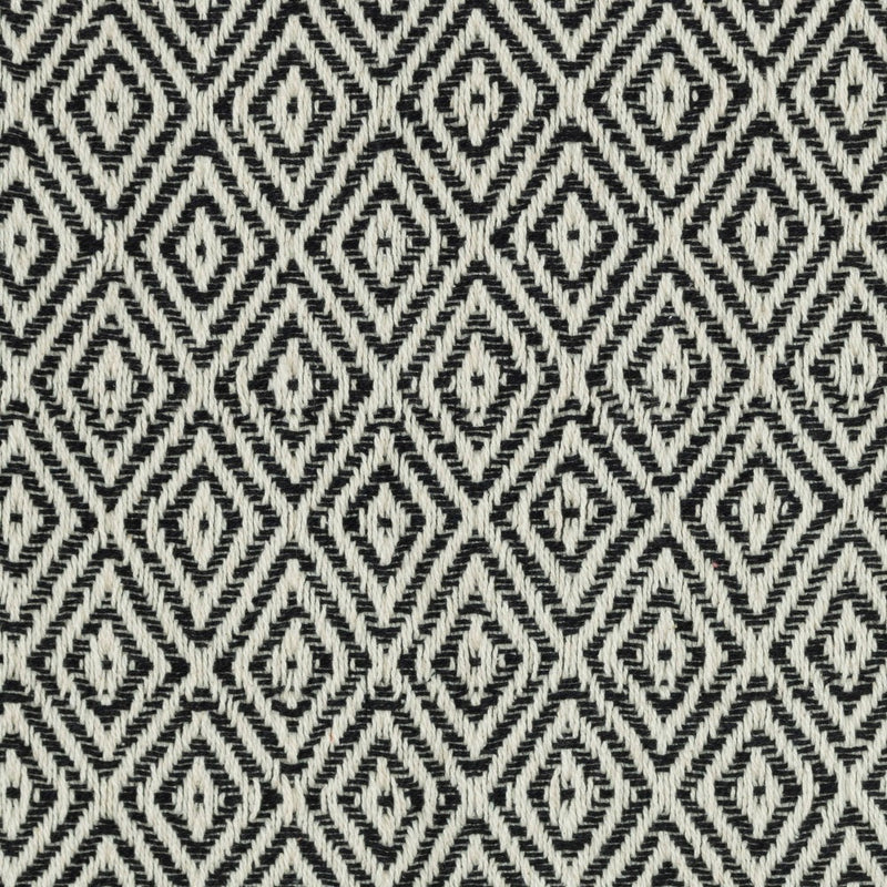 50"x60" Diamond Throw Blanket Ivory/Black - Rizzy Home