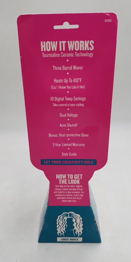 TIGI Bed Head Wave Affair 3 Barrel Digital Jumbo Hair Waver