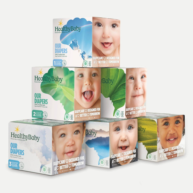 HealthyBaby Diapers - Size 3 - 58ct