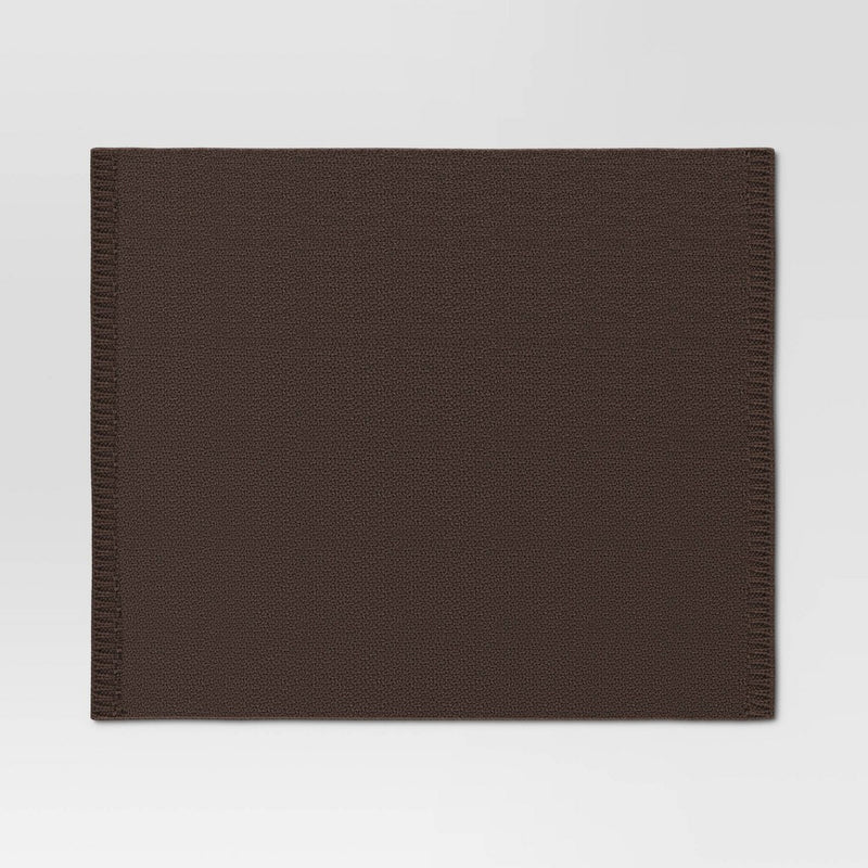 Oversized Recycled Knit Throw Blanket Gray - Threshold