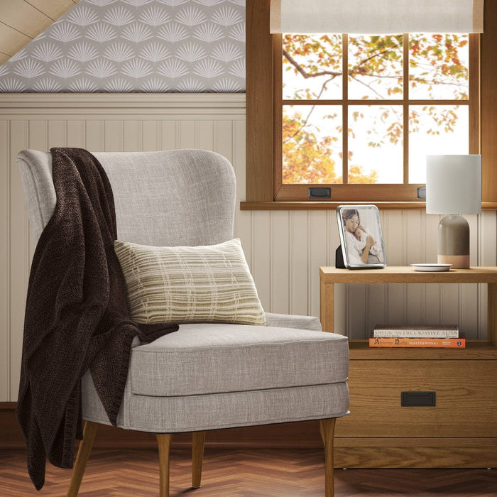 Oversized Recycled Knit Throw Blanket Gray - Threshold