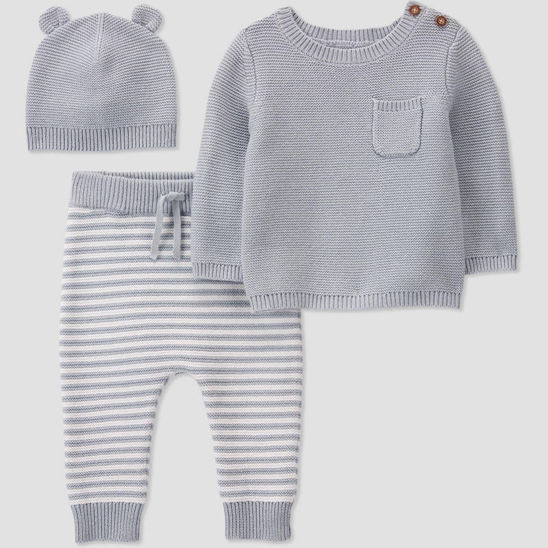 Carter's Just One You? Baby Boys' Striped Sweater & Bottom Set - Blue 6M