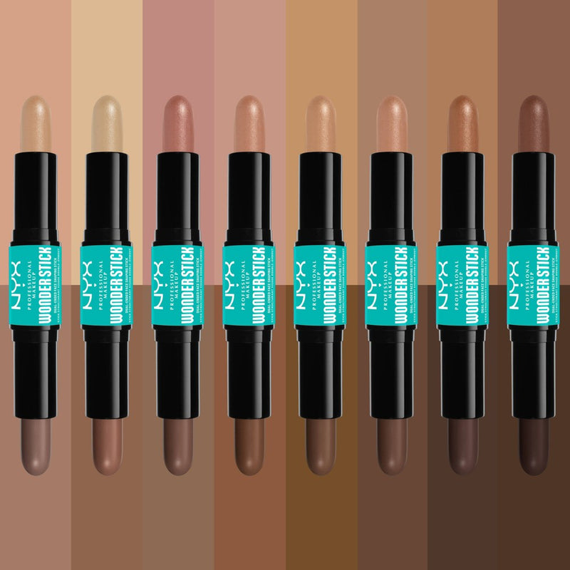 NYX Professional Makeup Wonder Stick 2-in-1 Highlight & Contour - Universal Light - 0.28oz