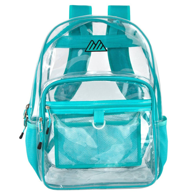 Summit Ridge Clear 18" Backpack - Aqua Green