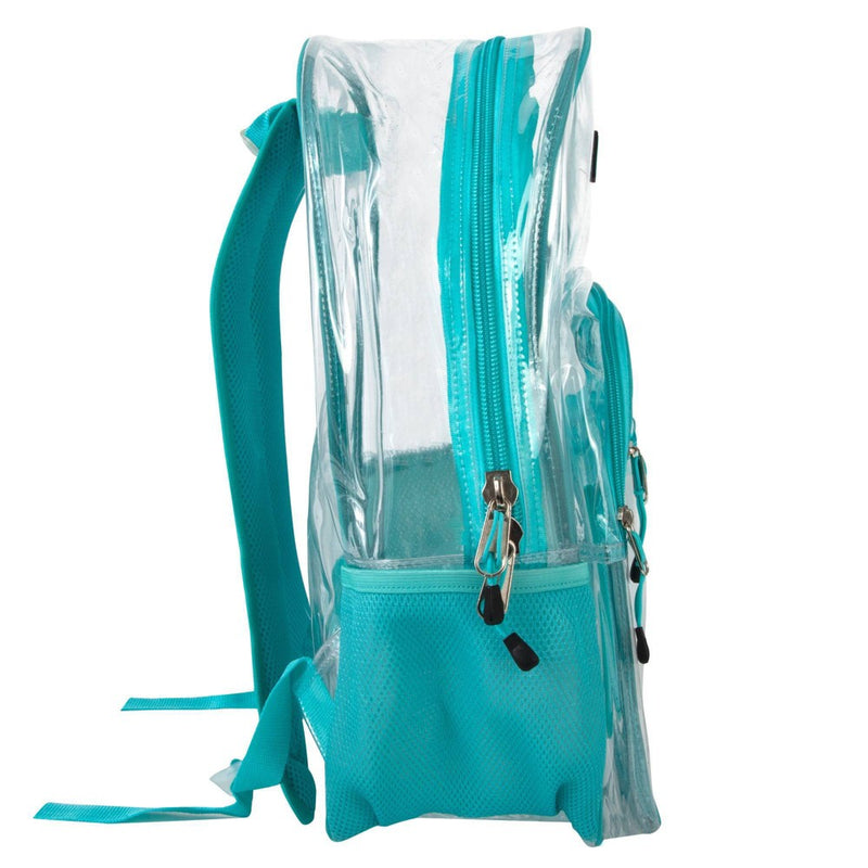 Summit Ridge Clear 18" Backpack - Aqua Green