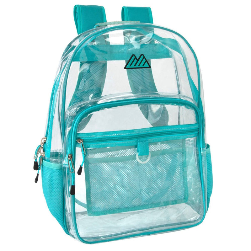Summit Ridge Clear 18" Backpack - Aqua Green