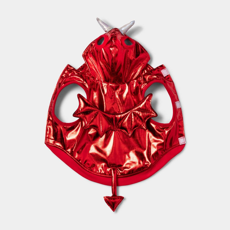 Halloween Red Metallic Devil Dog and Cat Hoodie Costume - XS - Hyde & EEK! Boutique