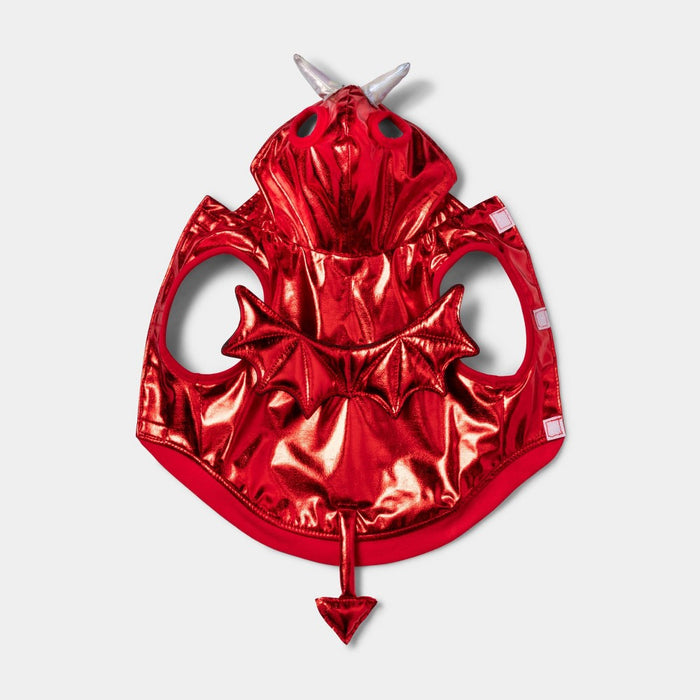 Halloween Red Metallic Devil Dog and Cat Hoodie Costume - XS - Hyde & EEK! Boutique