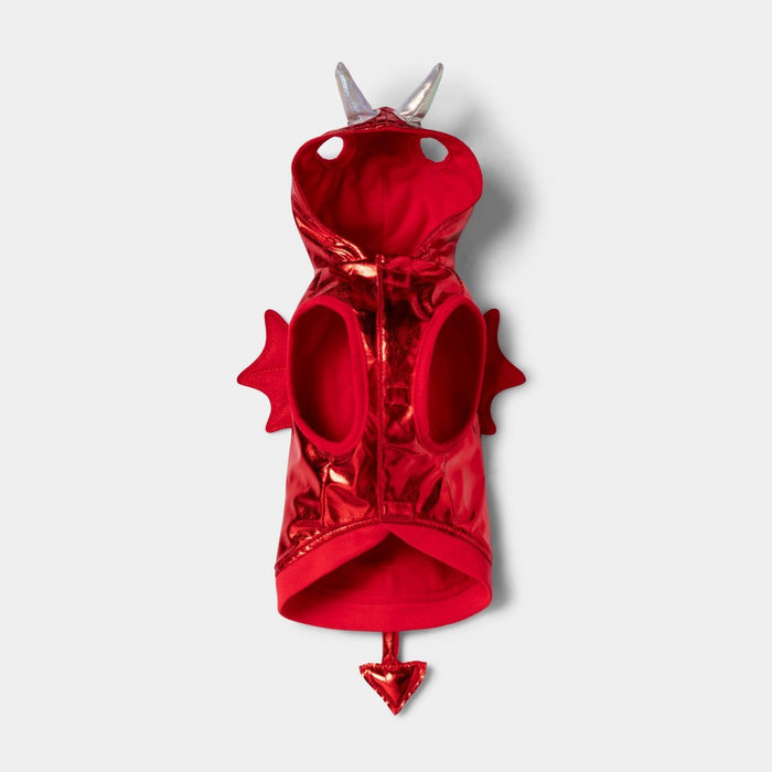 Halloween Red Metallic Devil Dog and Cat Hoodie Costume - XS - Hyde & EEK! Boutique
