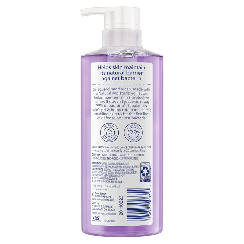 Safeguard Liquid Hand Soap with Nourishing Notes of Lavender - 15.5 fl oz