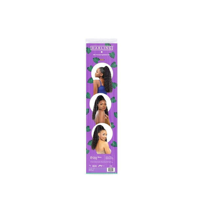 Darling Deep Wave Ponytail Hair Extension 1B (LOCAL PICKUP ONLY)