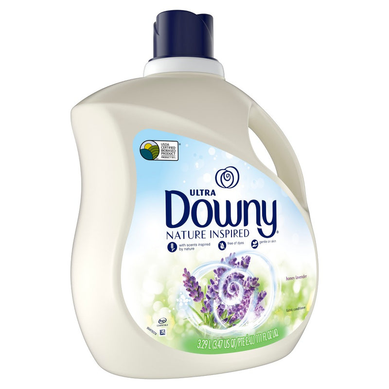 Downy Nature Blends Honey Lavender Scent Liquid Fabric Conditioner and Fabric Softener - 111 fl oz