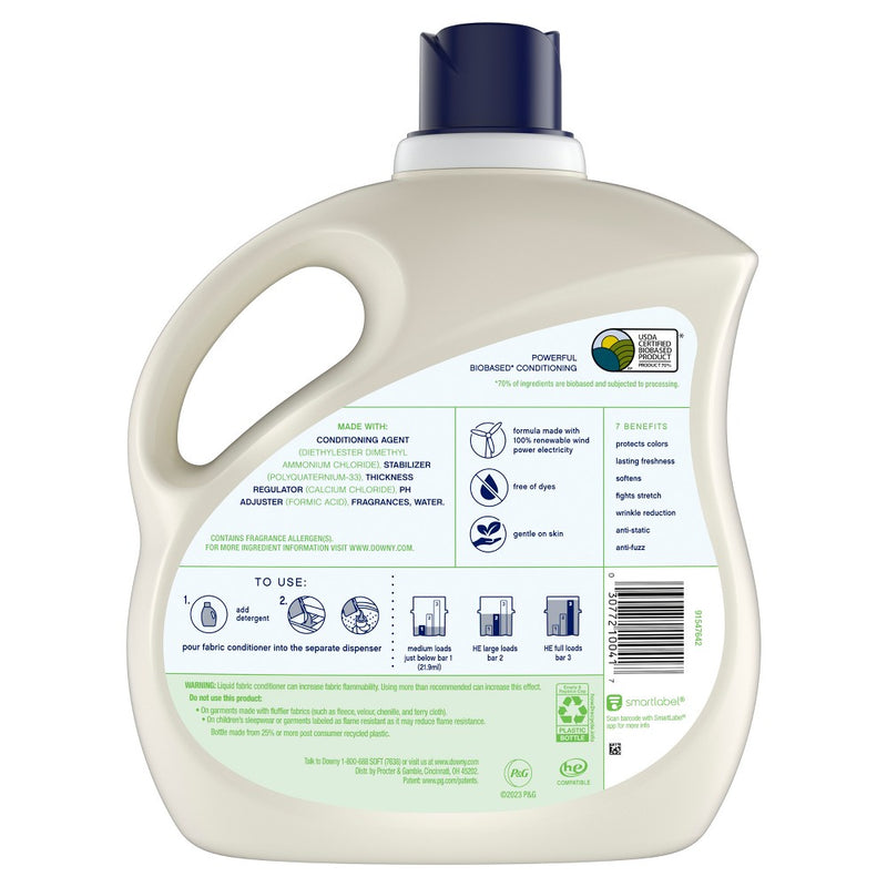 Downy Nature Blends Honey Lavender Scent Liquid Fabric Conditioner and Fabric Softener - 111 fl oz
