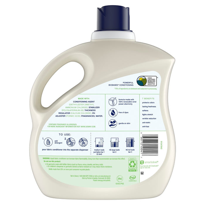 Downy Nature Blends Honey Lavender Scent Liquid Fabric Conditioner and Fabric Softener - 111 fl oz