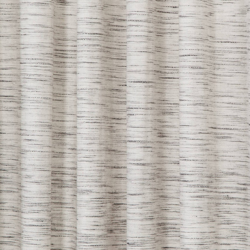 1pc 54"x84" Light Filtering Striation Herringbone Window Curtain Panel White/Gray - Project 62