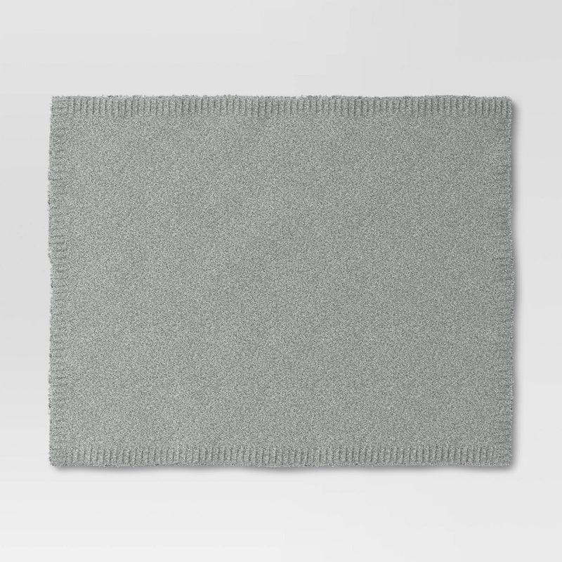 Cozy Knit Throw Blanket Light Green - Threshold