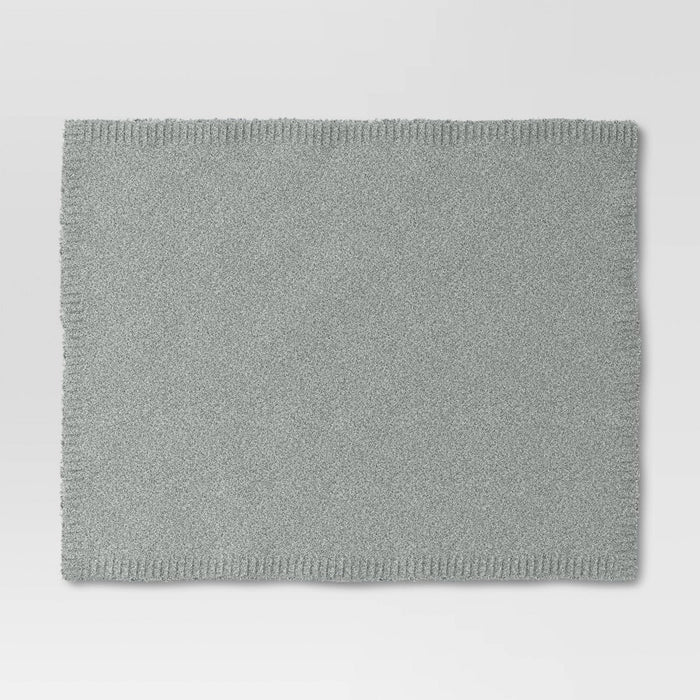 Cozy Knit Throw Blanket Light Green - Threshold