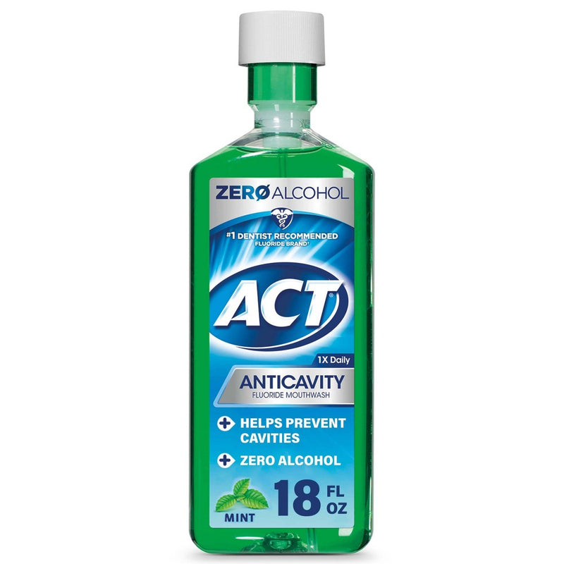 ACT Mint Fluoride Rinse - 18 fl oz