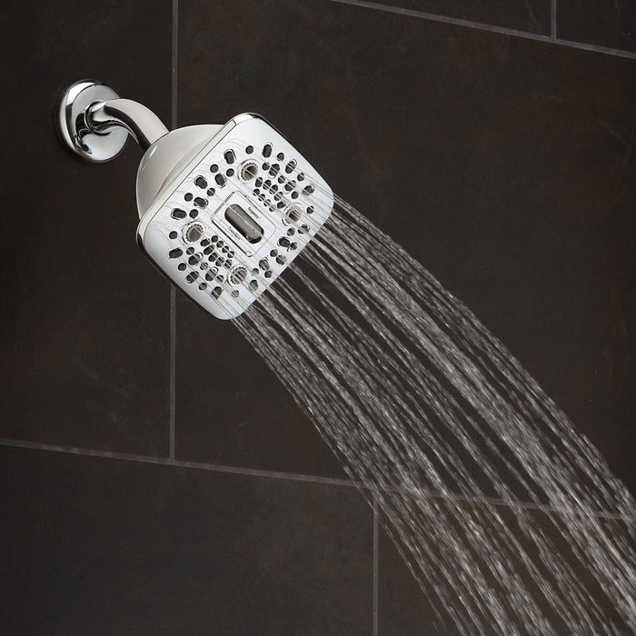 4.5" PowerWave 6 Spray WaterSense Shower Head Chrome - Oxygenics