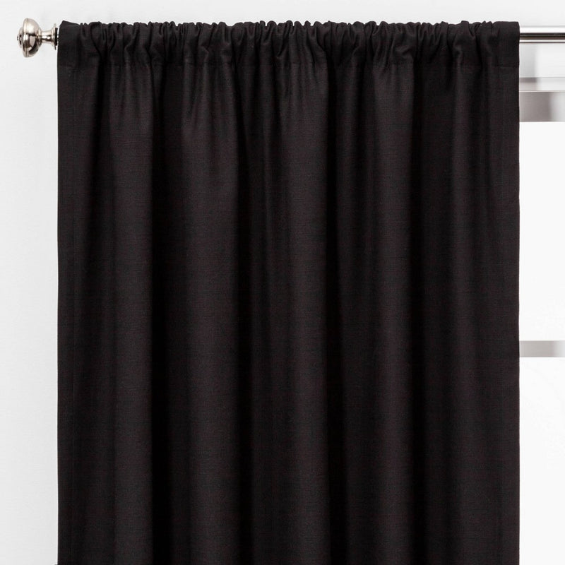 1pc 50"x84" Blackout Henna Window Curtain Panel Black - Project 62
