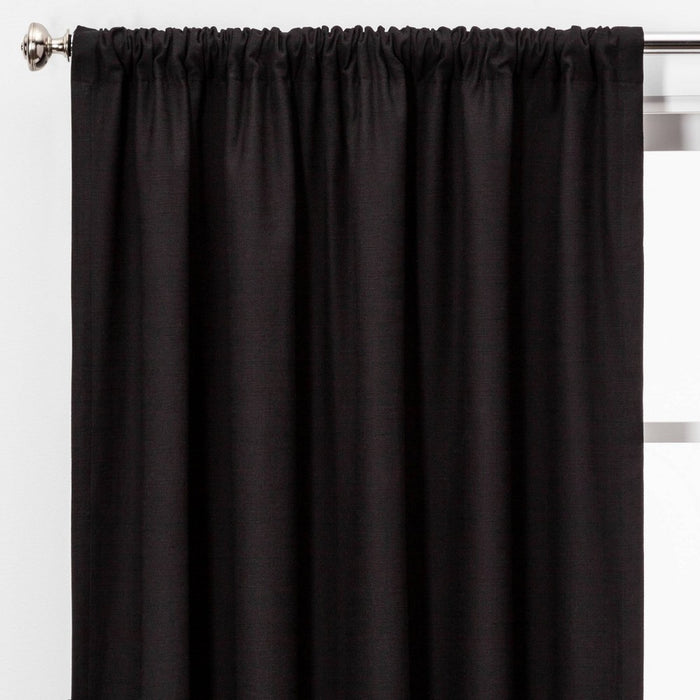 1pc 50"x84" Blackout Henna Window Curtain Panel Black - Project 62