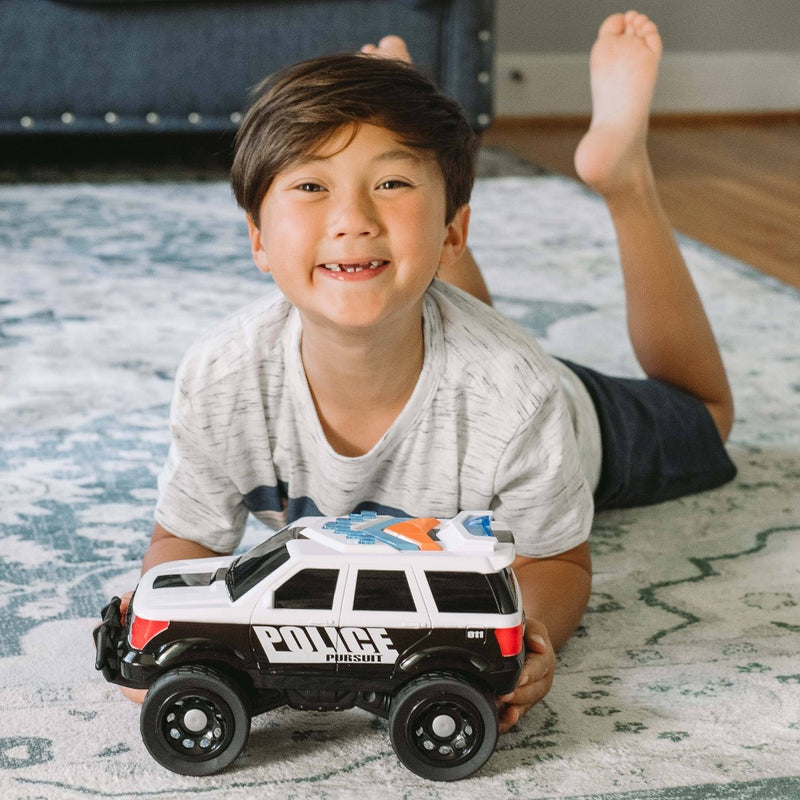 Maxx Action Large Police SUV Lights & Sounds Motorized Rescue Vehicle