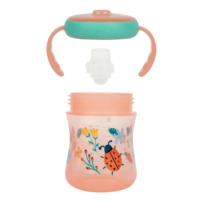 The First Years Soft Spout Trainer Cups - Lady Bug - 2pk/7oz